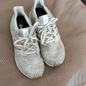 Adidas Gray and Mint Athletic Sneakers